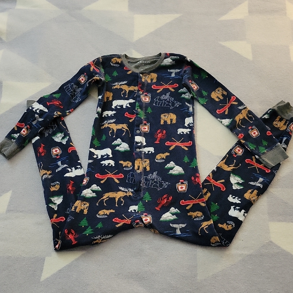 Little Blue House Canadian Onesie